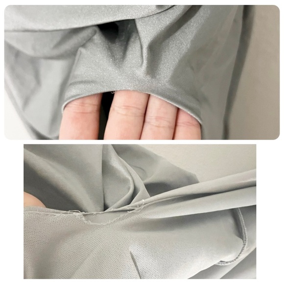 La Femme One Shoulder Ruched Gown
Dress Long Flormal Silver Women's Size 8 - Picture 5 of 7